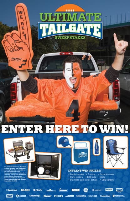 Ultimate Tailgate Sweepstakes Brochure