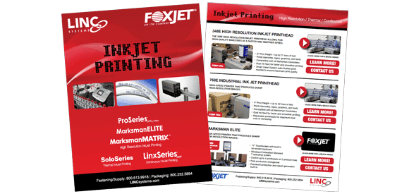 Sample Catalog Of Linc Systems Foxjet